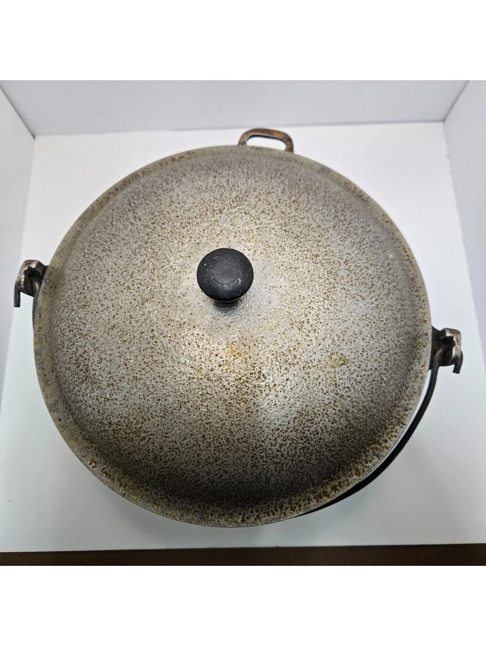 Vintage Household Institute Cast Aluminum Dutch Oven Roaster & Lid 10” Wide
